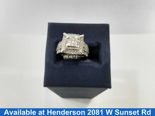 Ring - Engagement Set - White Gold 10k (.417) 5.9 grams Size 8