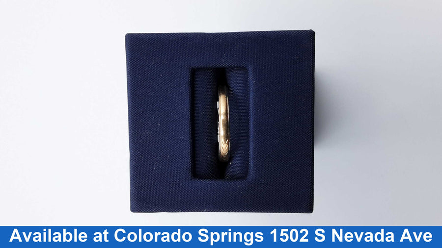 Ring - Wedding Band - Yellow Gold 14k (.585) 2.3 grams Size 5