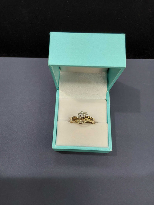 Women's Ring - Yellow Gold 14k (.585) 4.7 grams Size 8.5