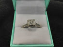 Women's Ring - White Gold 14k (.585) 3 grams Size 9.5