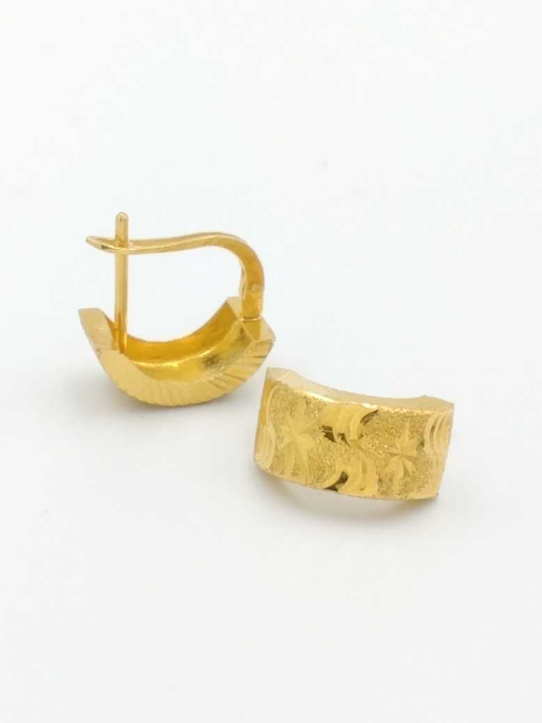 Bangle Earrings - Yellow Gold 14k (.585) 1.5 grams