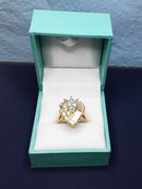 Women's Ring - Yellow Gold 14k (.585) 5.8 grams Size 7