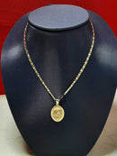 Chain - Tricolor Gold 14k (.585) 6 grams 18 inch