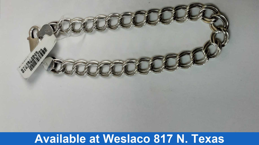 Cuban Link Bracelet - Silver 12.1 grams 8 inch