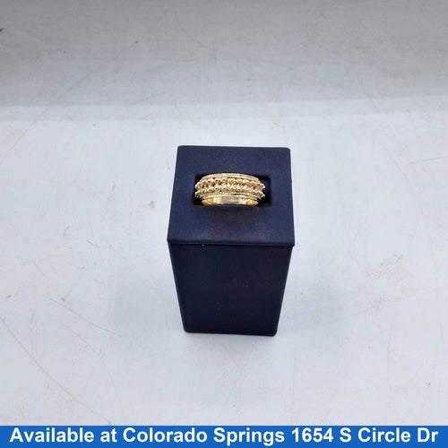 Ring - Wedding Band - Yellow Gold 14k (.585) 5.8 grams Size 8.5