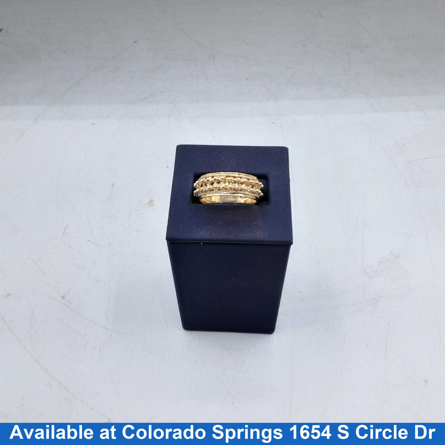 Ring - Wedding Band - Yellow Gold 14k (.585) 5.8 grams Size 8.5