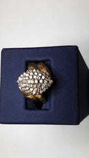 Women's Ring - Yellow Gold 10k (.417) 5.1 grams Size 13