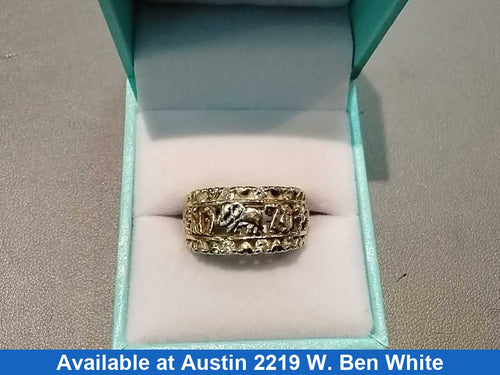Women's Ring - Tricolor Gold 14k (.585) 5.7 grams Size 8