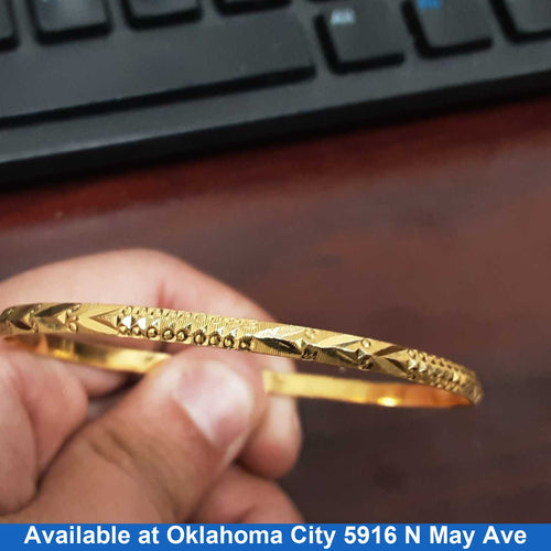 Bangle Bracelet - Yellow Gold 22k (.917) 7.9 grams 1 inch