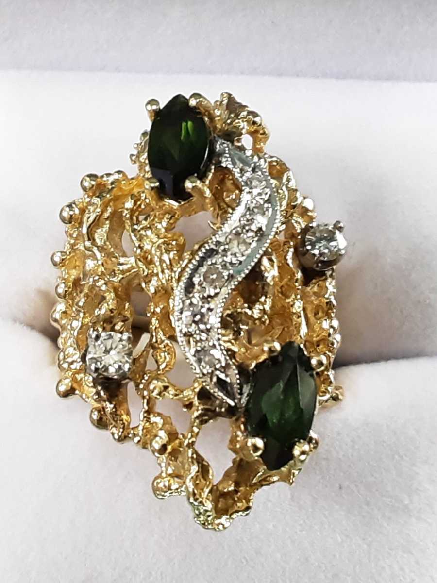 Women's Ring - Yellow Gold 14k (.585) 13.5 grams Size 8