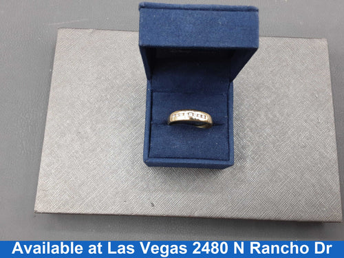 Ring - Wedding Band - Yellow Gold 14k (.585) 4.7 grams Size 13