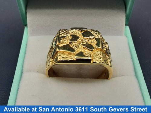 Men's Ring - Yellow Gold 10k (.417) 6.4 grams Size 11