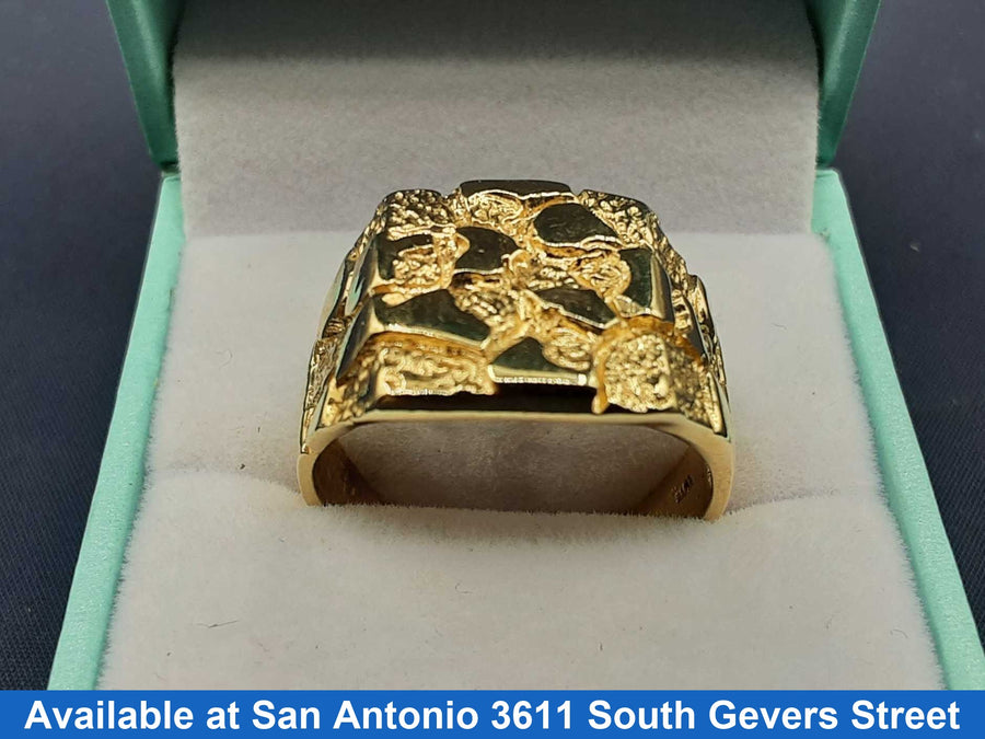 Men's Ring - Yellow Gold 10k (.417) 6.4 grams Size 11