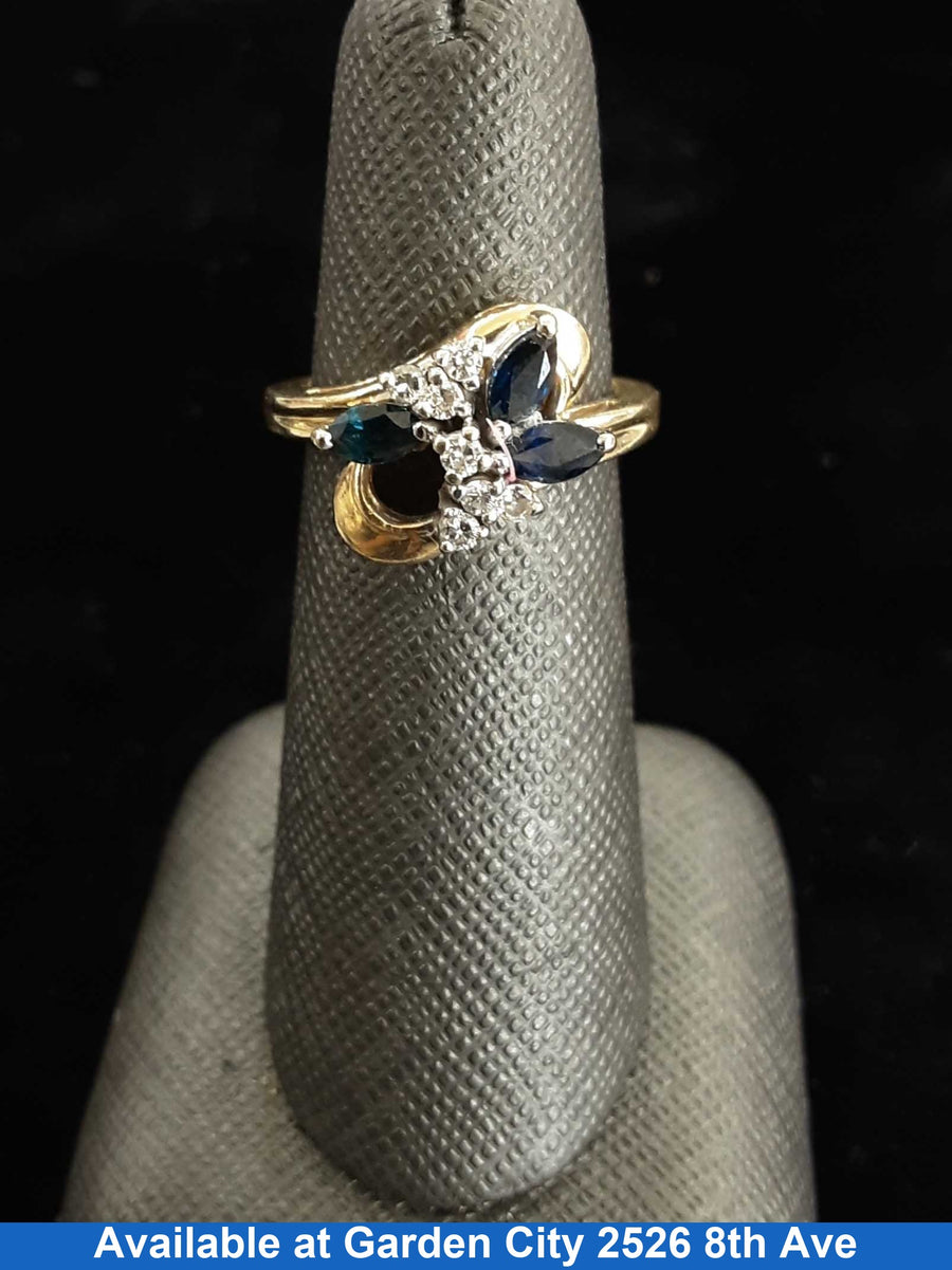 Women's Ring - Yellow Gold 14k (.585) 4.8 grams Size 7
