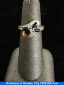 Women's Ring - Yellow Gold 14k (.585) 4.8 grams Size 7