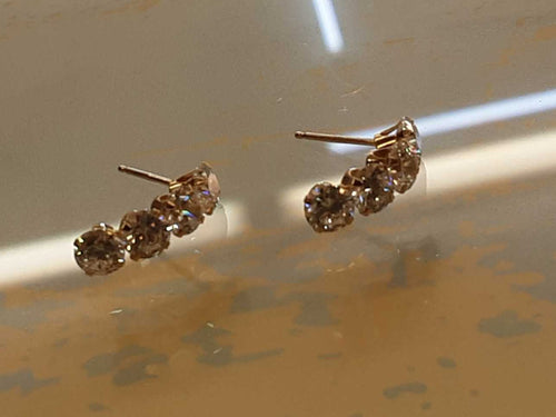 Earrings - Yellow Gold 14k (.585) 1.1 grams