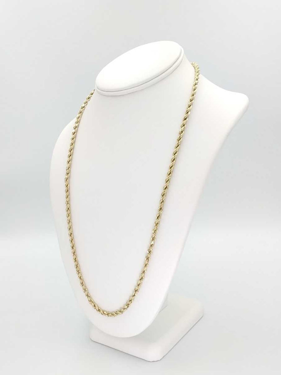 Rope Chain - Yellow Gold 10k (.417) 8 grams 24 inch