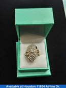 Women's Ring - Yellow Gold 10k (.417) 8.2 grams Size 11.5