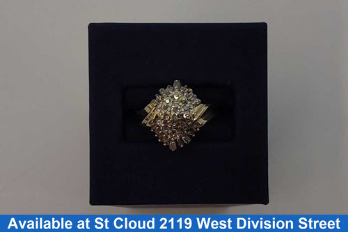 Women's Ring - Yellow Gold 10k (.417) 3.38 grams Size 7.5