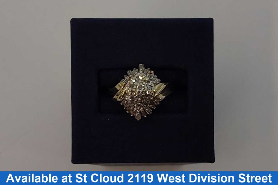 Women's Ring - Yellow Gold 10k (.417) 3.38 grams Size 7.5