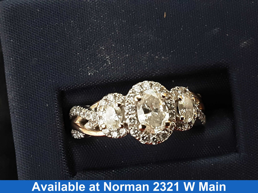 Women's Ring - White Gold 14k (.585) 5.5 grams Size 7