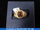 Women's Ring - Yellow Gold 14k (.585) 4.1 grams Size 7.5