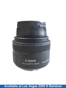 Canon Macro Efs Black Photographic Lens