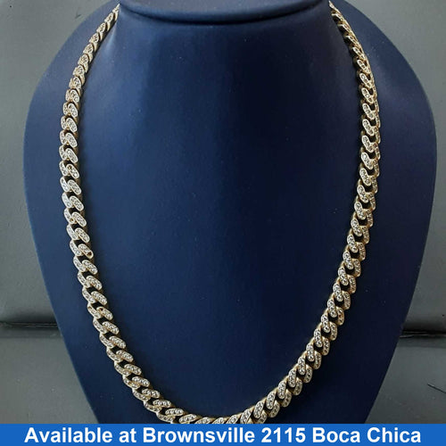 Cuban Link Chain - Yellow Gold 10k (.417) 25.3 grams 16 inch