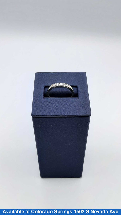 Ring - Wedding Band - White Gold 14k (.585) 2.5 grams Size 7