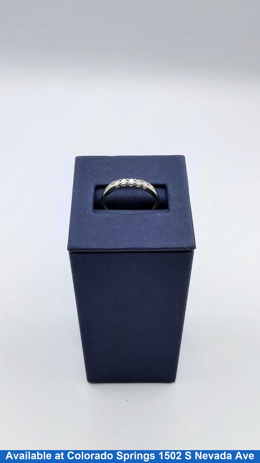 Ring - Wedding Band - White Gold 14k (.585) 2.5 grams Size 7