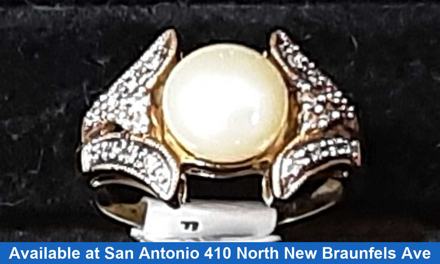 Women's Ring - Yellow Gold 10k (.417) 3.8 grams Size 6.5