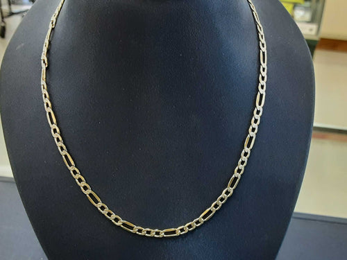 Figaro Chain - Yellow Gold 10k (.417) 7 grams 20 inch