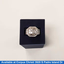 Men's Ring - White Gold 14k (.585) 8.5 grams Size 9