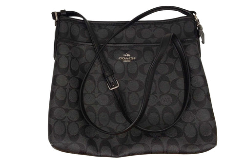 Coach Canvas Signature Black Purse / Handbag