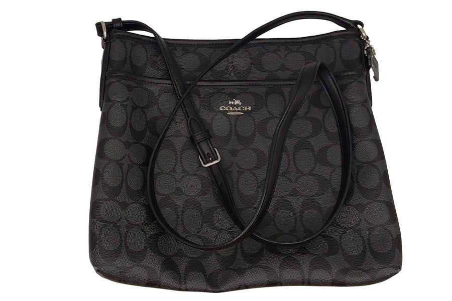 Coach Canvas Signature Black Purse / Handbag