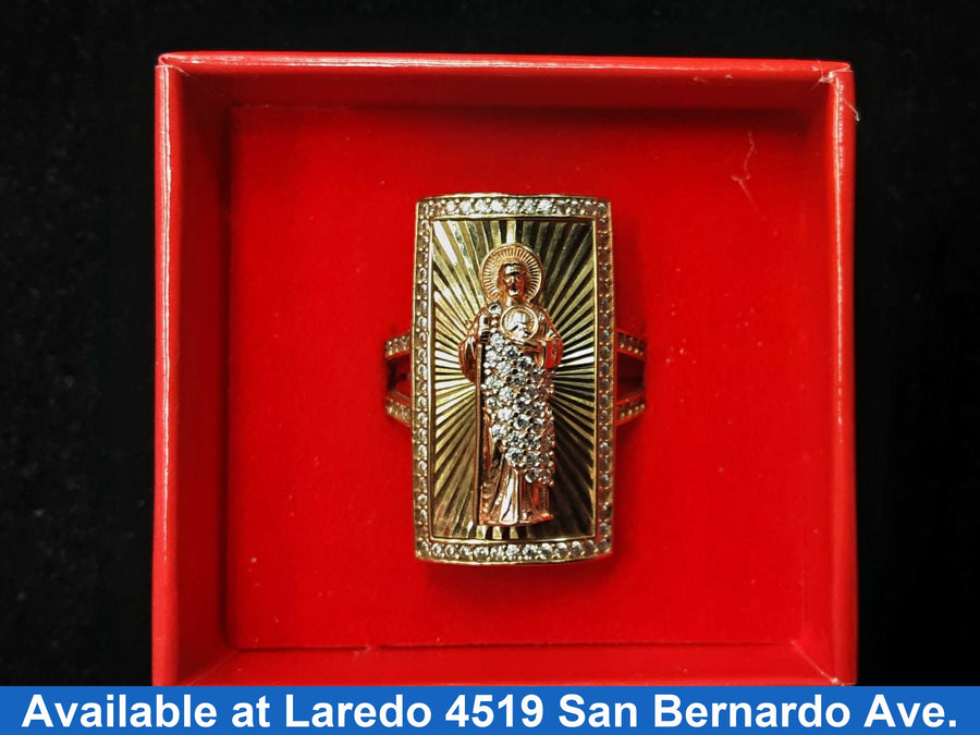Men's Ring - Yellow Gold 10k (.417) 5.8 grams Size 8