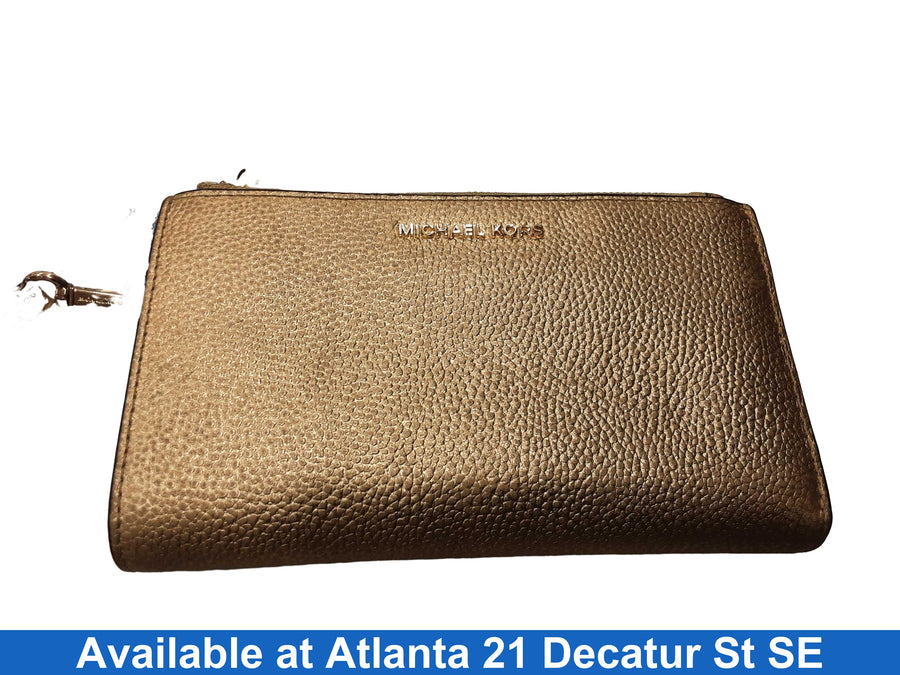Michael Kors Smartphone Wristlet Wallet Gold Wallet