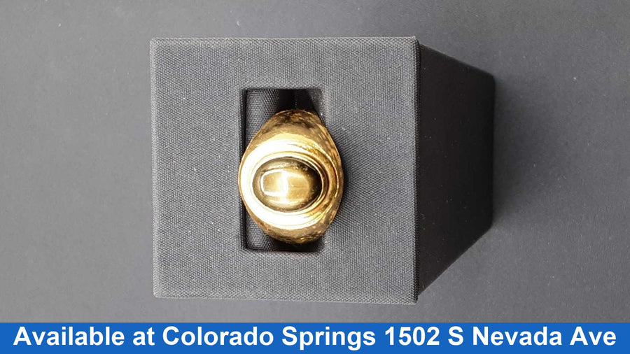 Men's Ring - Yellow Gold 14k (.585) 11.5 grams Size 10