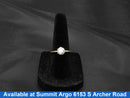 Women's Ring - Solitaire - Yellow Gold 14k (.585) 2.2 grams Size 6