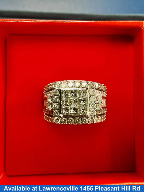 Ring - Engagement Set - White Gold 14k (.585) 7.7 grams Size 5