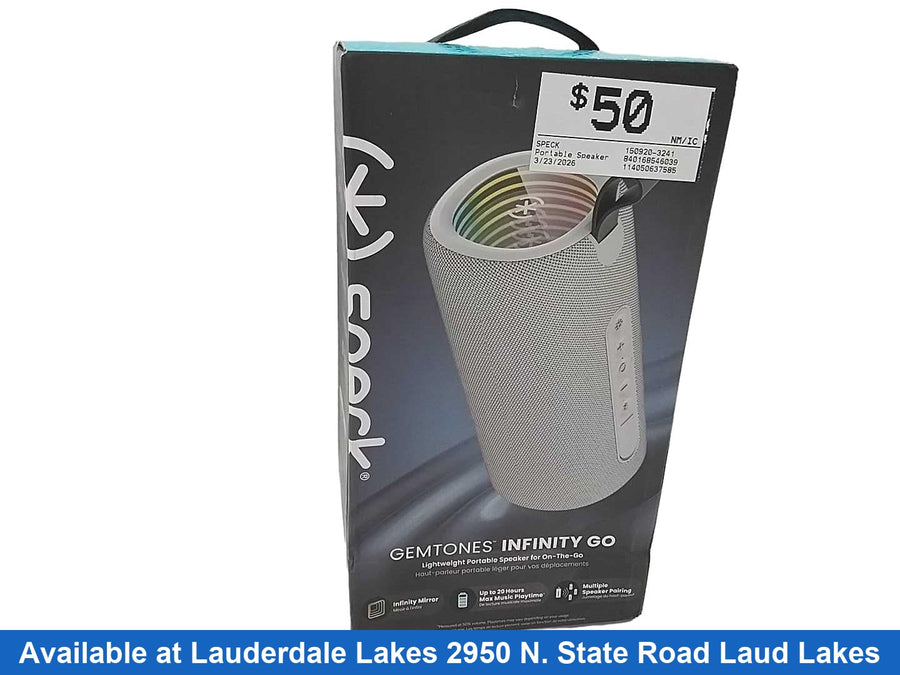 Speck 150920-3241 Gray Portable Speaker