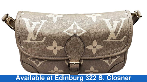 Louis Vuitton Diane Beige / Tan Purse / Handbag