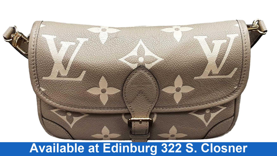 Louis Vuitton Diane Beige / Tan Purse / Handbag