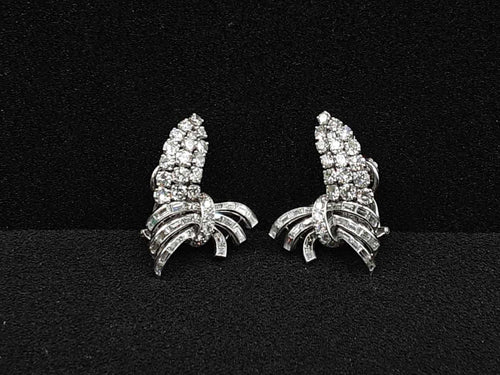 Earrings - White Gold 18k (.750) 21.4 grams