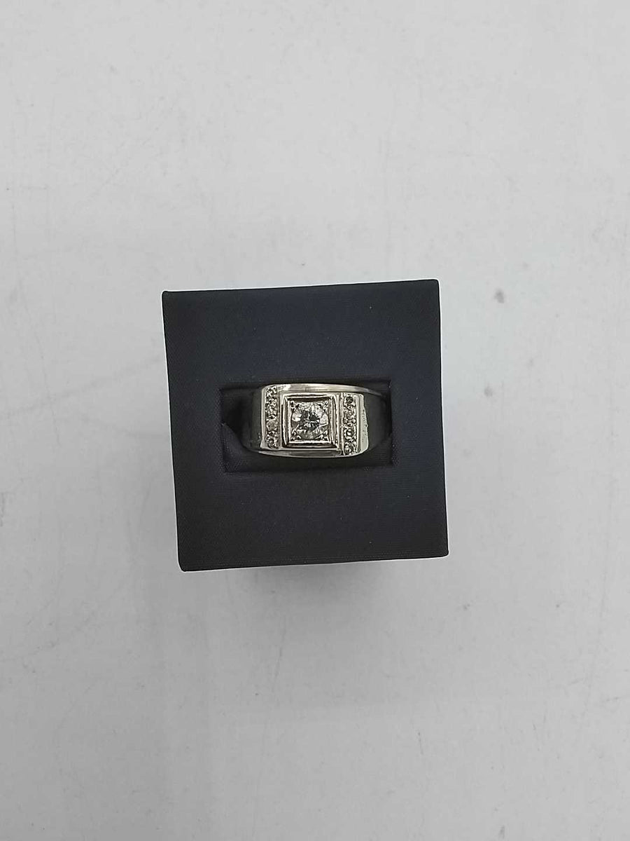 Men's Ring - White Gold 14k (.585) 9.4 grams Size 20