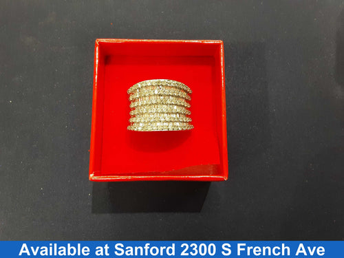 Women's Ring - White Gold 10k (.417) 6.9 grams Size 10