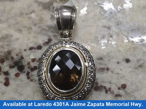 Diamond Pendant - Silver 11.4 grams