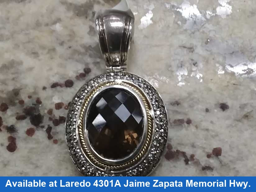 Diamond Pendant - Silver 11.4 grams