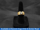 Women's Ring - Solitaire - Yellow Gold 14k (.585) 6 grams Size 5