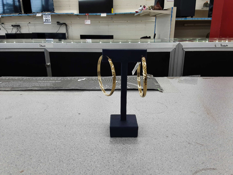 Bangle Earrings - Yellow Gold 10k (.417) 6.4 grams